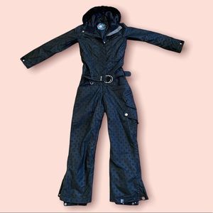 Roxy snow suit…size small fur lined hood…black